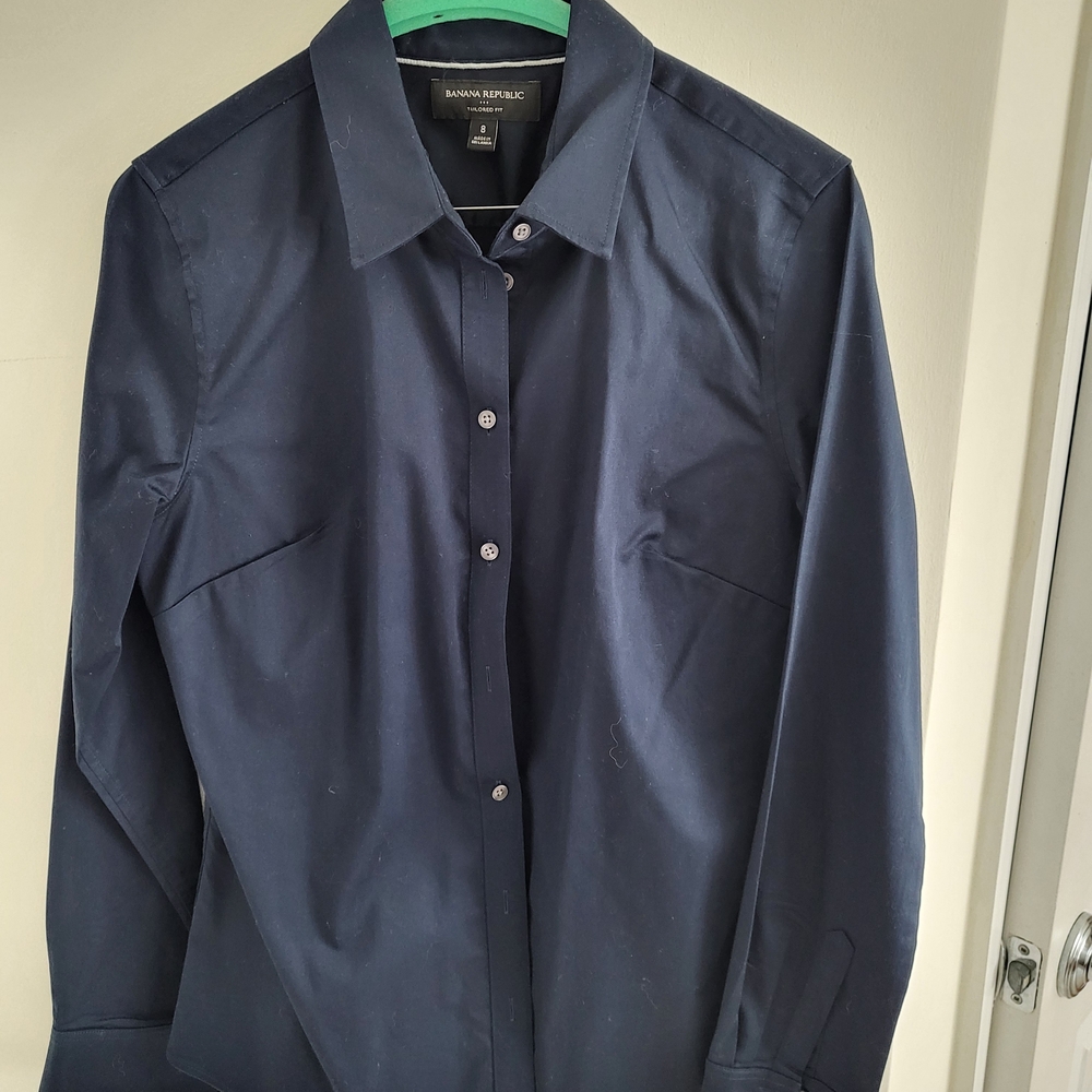 Banana Republic Women's Navy Blouse